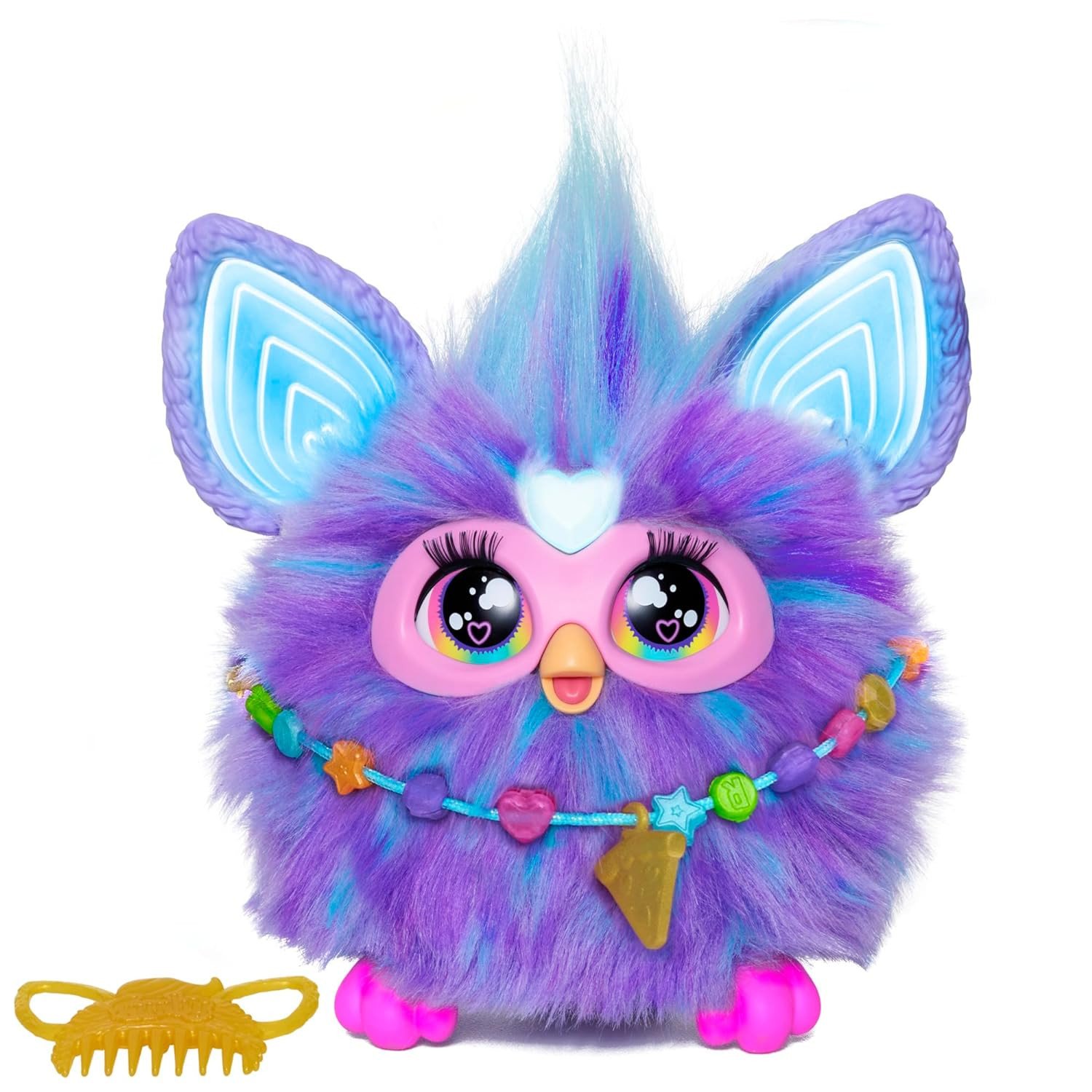 Furby Purple - Interactive Plush Toy with 15 Fashion Accessories for 6-Year-Old Girls & Boys and Up