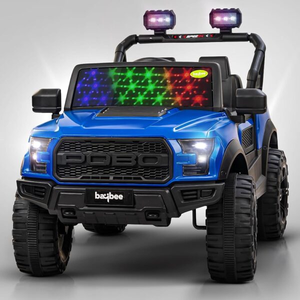 Baybee Bronco Battery Operated Jeep for Kids, Ride on Toy Kids Car with RGB Windshield Light & Music | Electric Jeep Battery Car | Baby Big Car for Kids to Drive 3 to 8 Years...