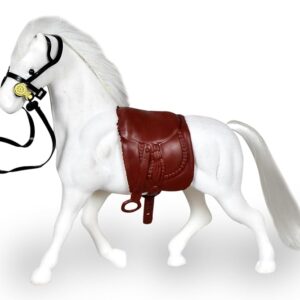 Brand Conquer Horse Toy Showpiece Leather Toy for Kids Play and Unique Showpiece Figurine for Home,Office Decor Home Decorative Kids Toy Regular Horse Toy Showpiece Toy for Kids...