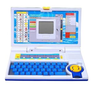 Cable World® Educational Laptop Computer Toy for Kids Above 3 Years - 20 Fun Activity Learning Machine, Now Learn Letter, Words, Games, Mathematics, Music, Logic, Memory Tool