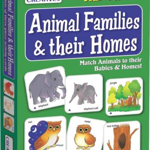 Creative's for kids Educational Aids - Animals Families and their Homes Game,pack of 1