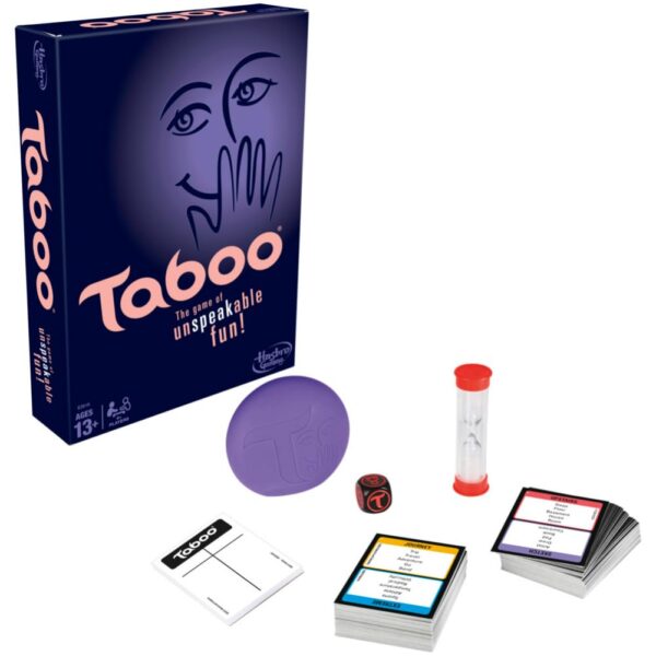 Hasbro Gaming Taboo Board Game, Guessing Game, Multicolor