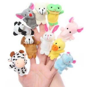 House of Quirk Animal Finger Puppets - Set of10