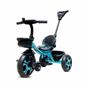 Kidsmate Junior Tricycle for Kids with Parental Control | Cycle for Kids 1-4 Years | Baby Cycle | Bicycle for Kids with Storage Basket, Cushion Seat and Seat Belt Carrying...