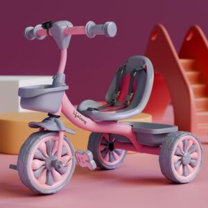 Lifelong Trike Cycle for Kids Cycle 2-5 Years - Tricycles for Boy&Girl - Baby Cycle -Bicycle for Kids - Bike for Kids with 3 Eva Wheels,Bell&Basket for Toys -Durable Tricycle...