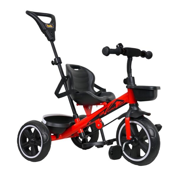 Luusa® TFT RX-500 Kids Tricycle with Parental Control, Seat and seat Belt for age group 2-4 years Carrying Capacity Upto 25kgs(Red) Proudly MADE IN INDIA