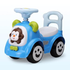 LuvLap Sunny Ride on & Car for Kids with Music & Horn Steering, Push Car for Baby with Backrest, Safety Guard, Under Seat Storage & Big Wheels, Ride on for Kids 1 to 3 Years...