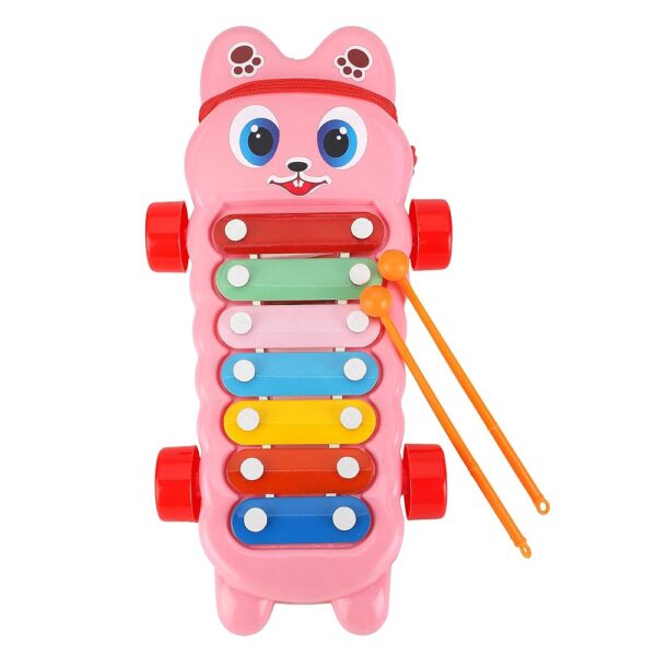 Mommers- Xylophone Musical Educational Toy for Kid (1-3Year Old) I Toddlers Babies Kids Girls, Boys I 2-in-1 Piano Combined I Safe for Kids Drum Sticks for Fast and Fun Learning...