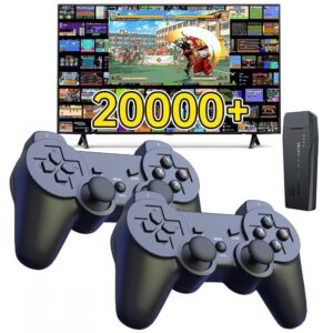 Toy Imagine Retro Game Console with 2 Wireless Controllers, Preloaded with 20,000+ Classic Games, HDMI Output, Plug and Play