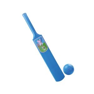 Joyo Peppa Pig | Cricket Bat and Ball Set |Junior Cricket Bat and Ball for Kids |Plastic Bat Ball Set for Boys and Girls |Sport & Outdoor Playing Activity |Cricket Kit for Kids