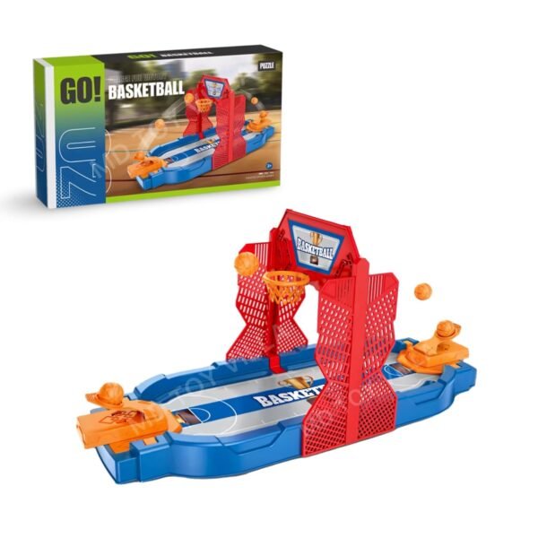 MD TOY VILLA Basketball Game 2 Player Basketball Creative Sport Game for 3+ Years with 8 Balls and 2 Launcher