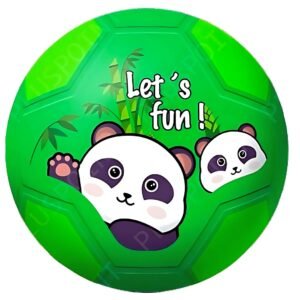 PLUSPOINT Silicon Rubber Football for Kids - 9 Inches Cute Cartoon Panda Football Sports Toy Extra Grip Silicon Rubber Beach Ball Sports Outdoor Game, Inflatable Ball for Kids...