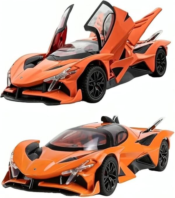 Sky Tech® Apollo Project Evo Super Car 1:32 Model Car Exclusive Alloy Metal Pull Back Die-cast Diecast Metal Toy with Openable Doors & Light Music Best Gifts Toys Kids【Colors as...
