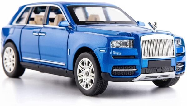 Sky Tech® Big Size Rolls-Royce Cullinan 1:24 Scale Model Car Exclusive Alloy Metal Car Pull Back Die-cast Pullback Car Openable Doors & Light, Music Boys Gifts Toys for Kids...