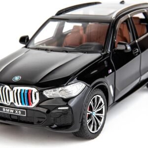 Sky Tech® BMW X5 SUV Car 1:32 Scale Model Car Exclusive Alloy Metal Pull Back Die-cast Diecast Metal Pullback Toy Openable Doors & Light Music Best Gifts Toys Kids【Colors as Per...