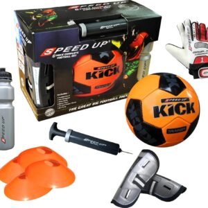 Speed Up Plastic Complete Football Training Set - Multicolor - 6 Pieces