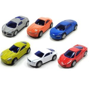 SUPER TOY Die Cast Metal Super Cars Play Set of 6 for Kids (Multicolor)