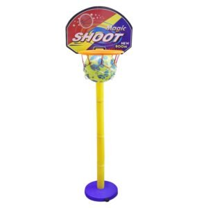 Synlark® Basketball Set for Kids Toy, Basketball Set for Kids with Stand and Ball, Kids boy Toys for Gifting on Birthday (Multi-Color)