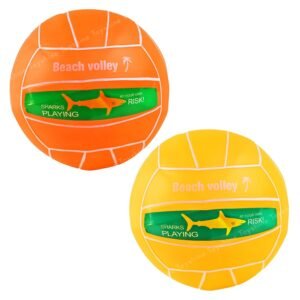 Toyshine Pack of 2 Inflatable 22cm PVC Balls – Multipurpose Sports Toy for Kids | Volleyball Football Playground Pool Indoor & Outdoor Play