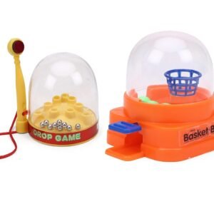 Virgo Toys Mini Basketball & Drop Game For Kid - Multicolor