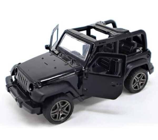Viscous Pull Back Opened Roof Thar Car Toy Diecast Metal for Kids Pull Back Action Miniature Scaled Model Toy CAR (Colour May be Random) Pack of 1 Realistic Look. (Opened Thar)
